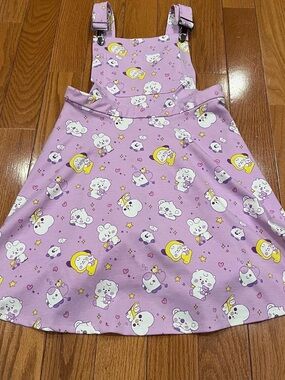 Girls BTS BT21 Little Buddy Skirtall skirt dress Junior Size M Medium Hot Topic